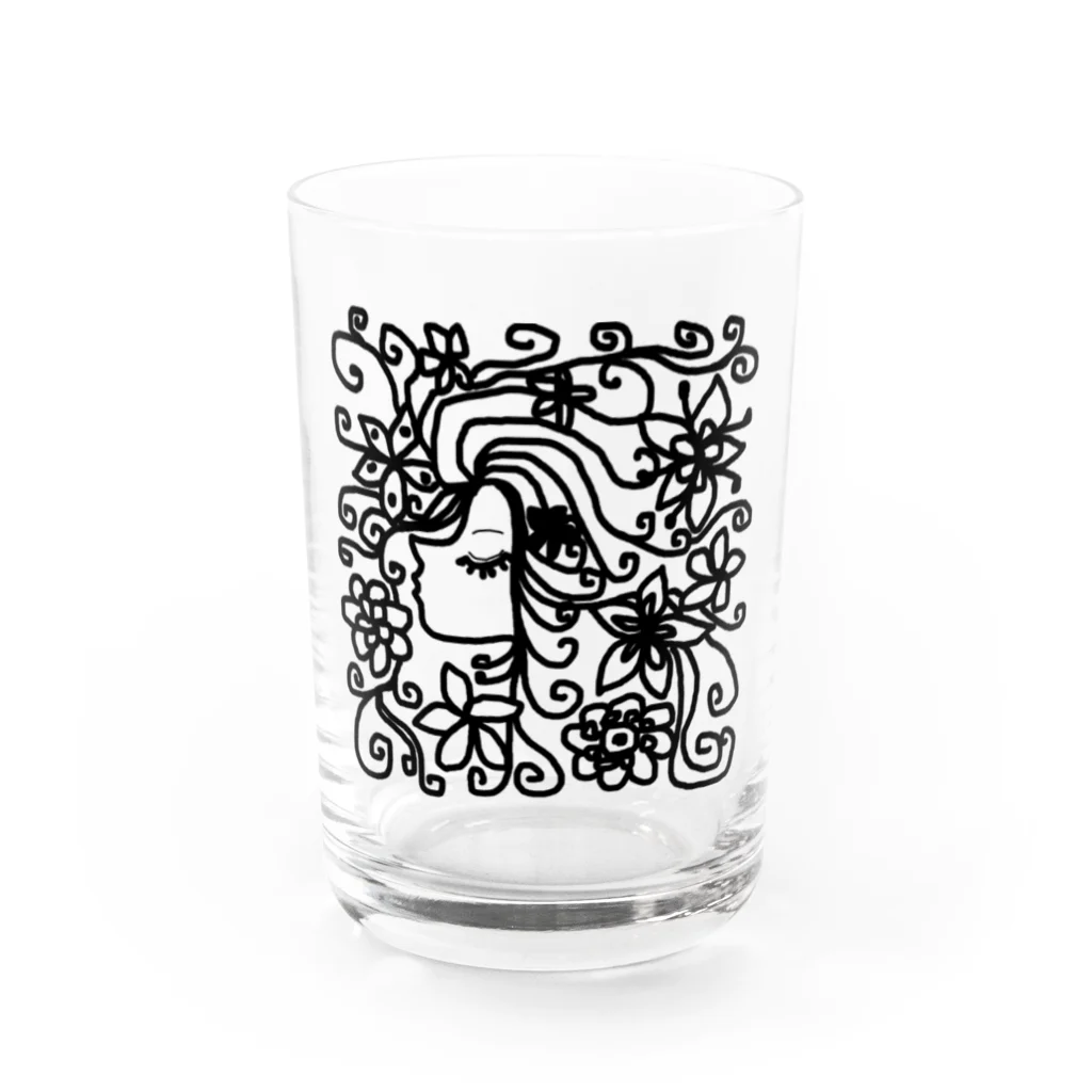 neko*neko*の女の子 1 Water Glass :front