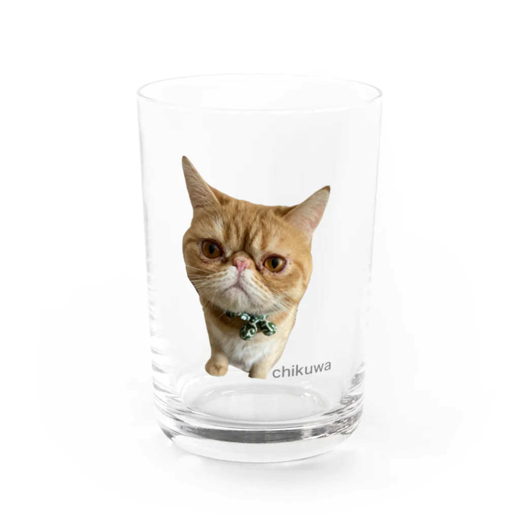 CHIKUWAの世界一のちくわ Water Glass :front