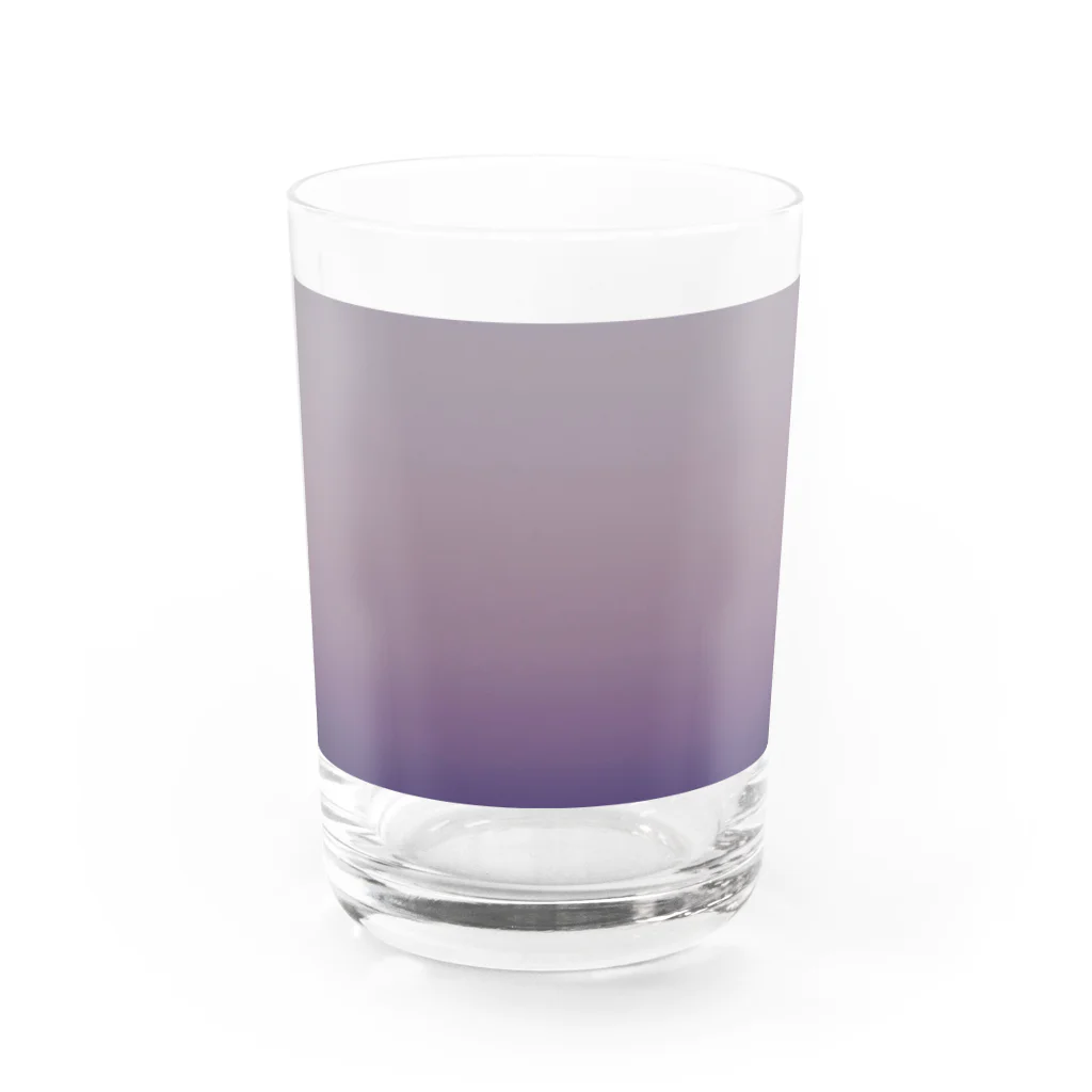 笹塚茶々丸の朝やけグラデーション Water Glass :front