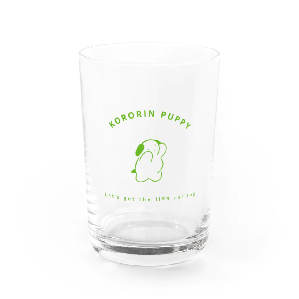 KORORIN PUPPYのKORORIN PUPPY 緑グラス Water Glass :front