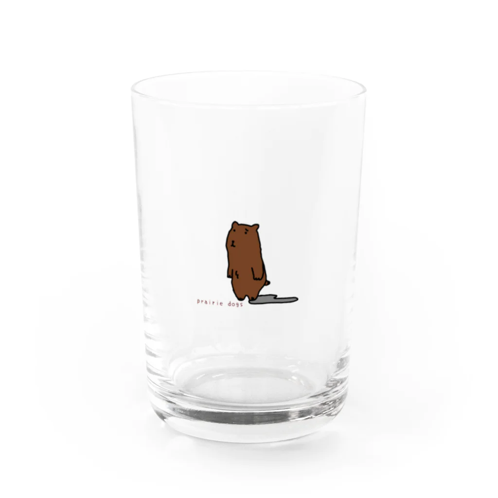 pinyako5502のprairiedogのたまちゃん Water Glass :front