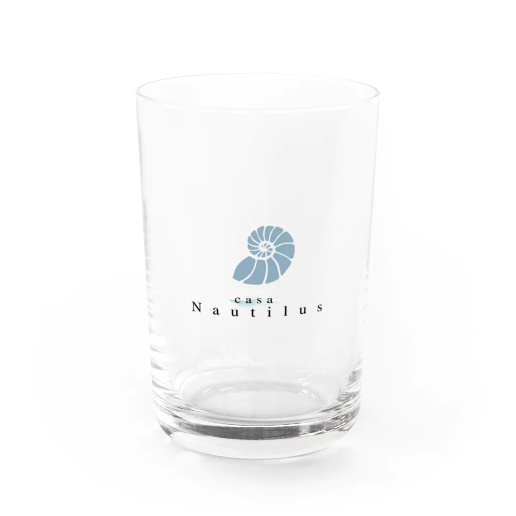 Marie's Tacosの【Casa Nautilus 】公式ロゴ Water Glass :front