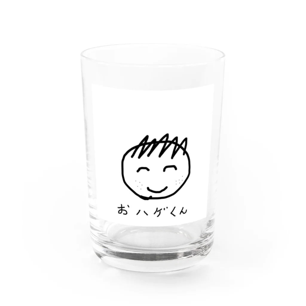 おハゲくんのお父ちゃんのおハゲくん Water Glass :front