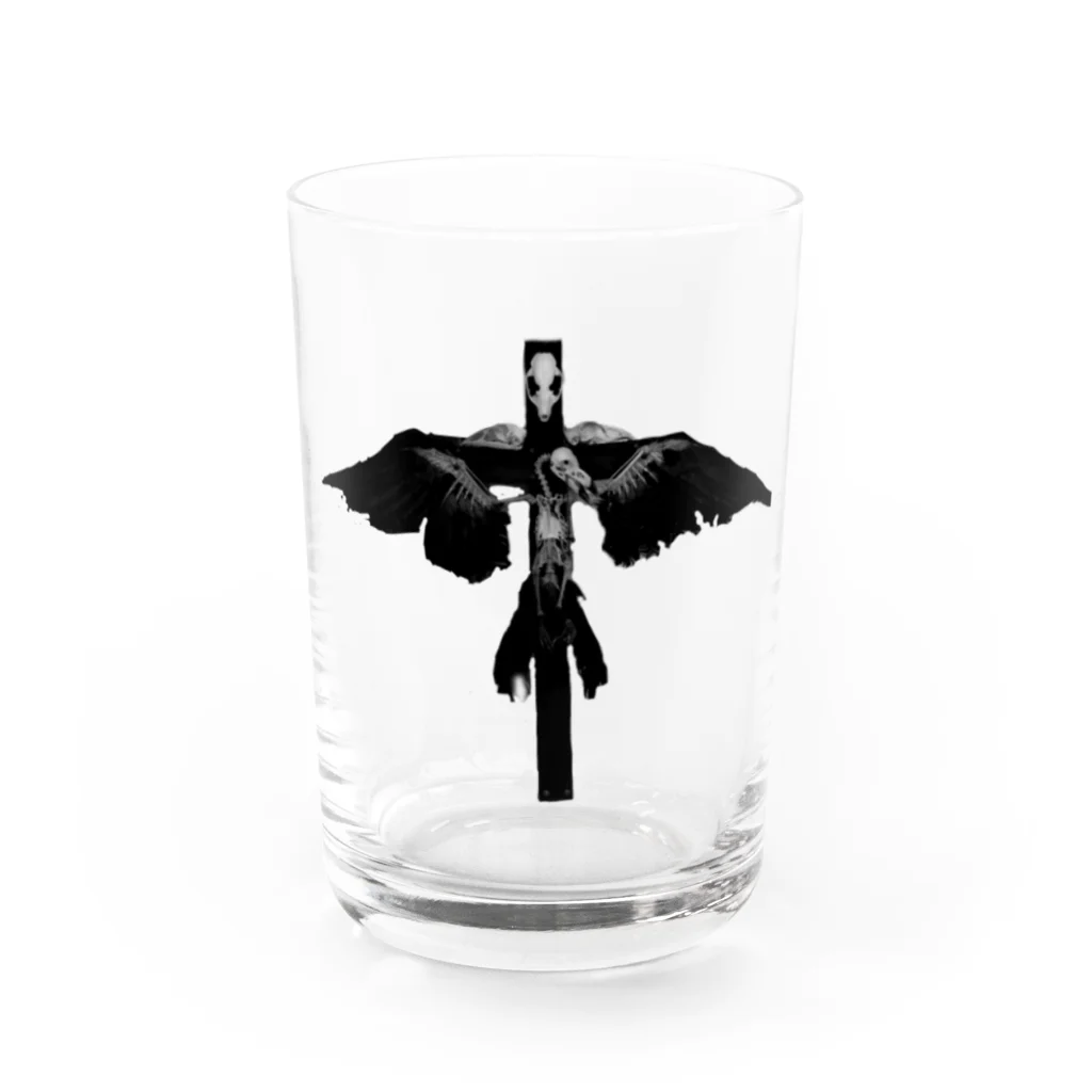 GALVANIC のCross crow Water Glass :front