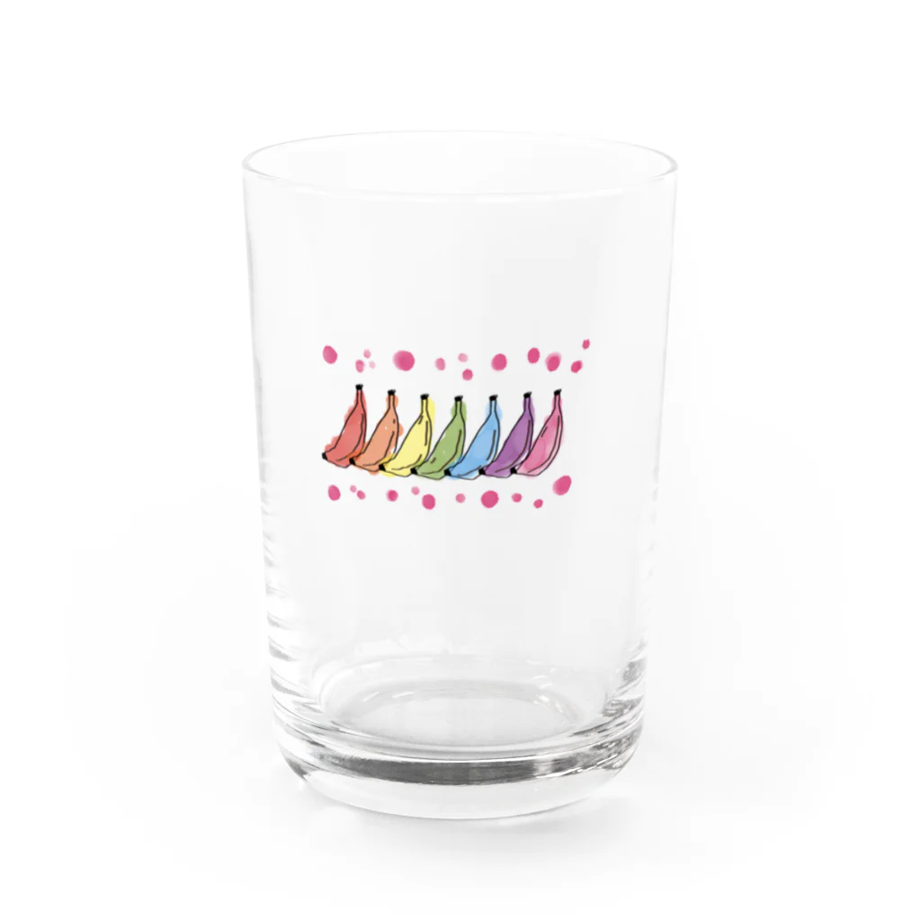 bbbbbbb_30のbanana001 Water Glass :front