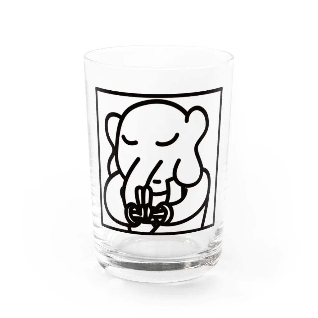 バンバンバンコク_オリジナルショップのばんぞうくん Water Glass :front