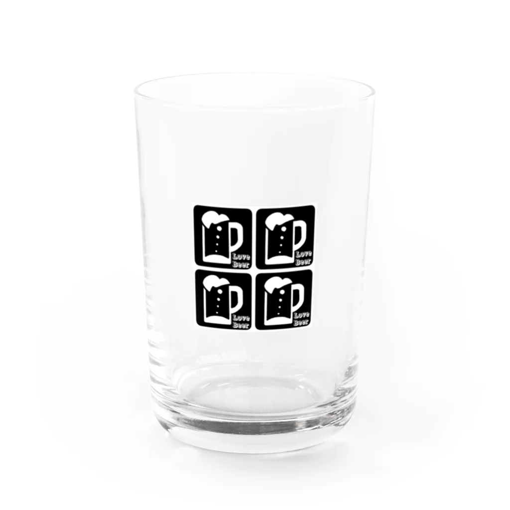 39SのLove Beer Water Glass :front