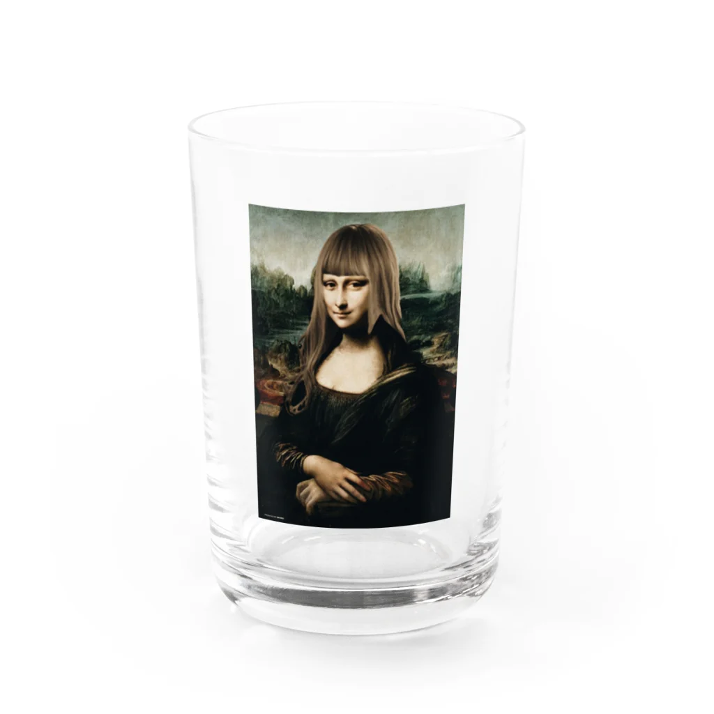 まおまおパラダイスのイメチェン・モナリザ Water Glass :front