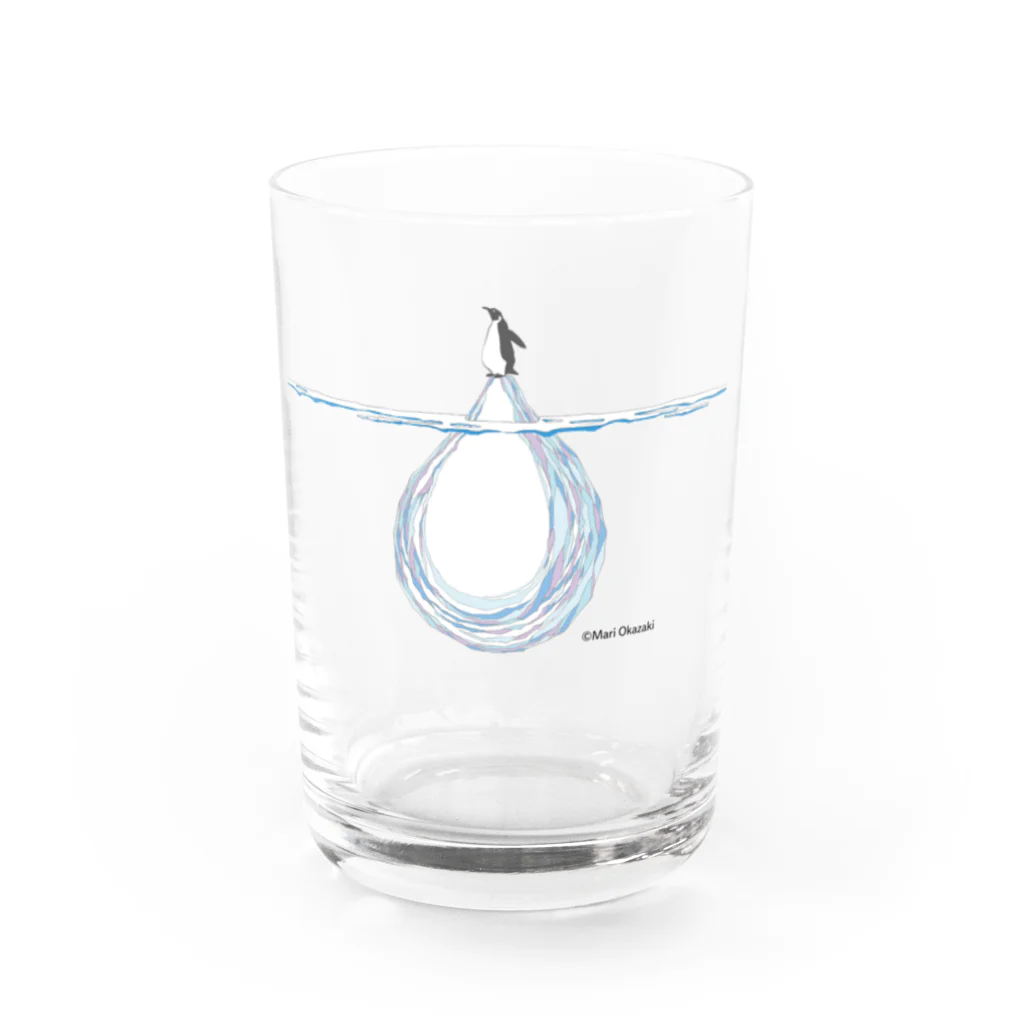 neconos Goodsのすずしいペンギンさん Water Glass :front