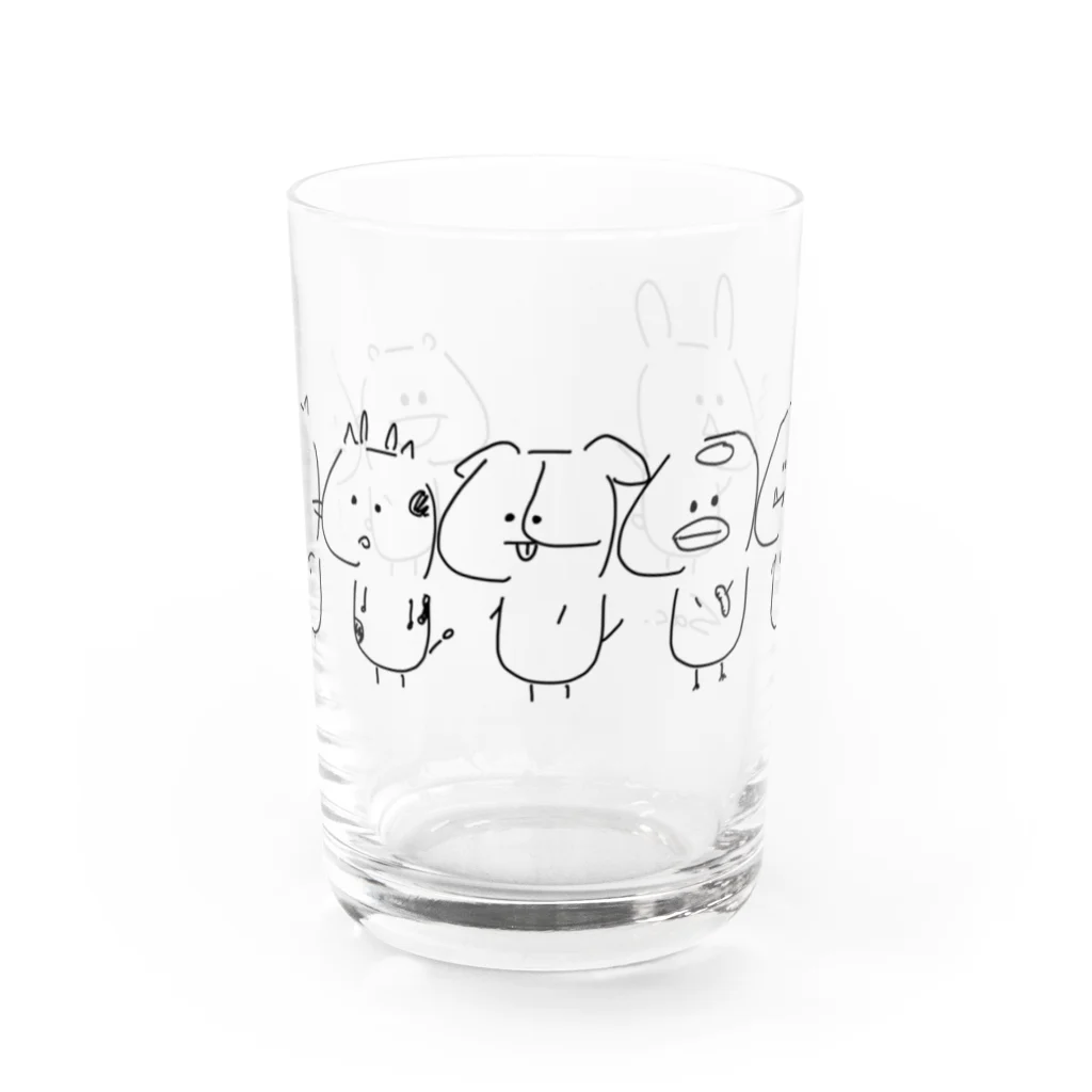 Sachi / 前向きアニマルずの前向きアニマルず Water Glass :front