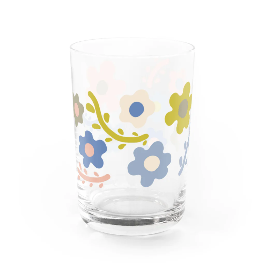 onigiri-dayoの🌼お花グラス🌼アースカラー2🌏 Water Glass :front