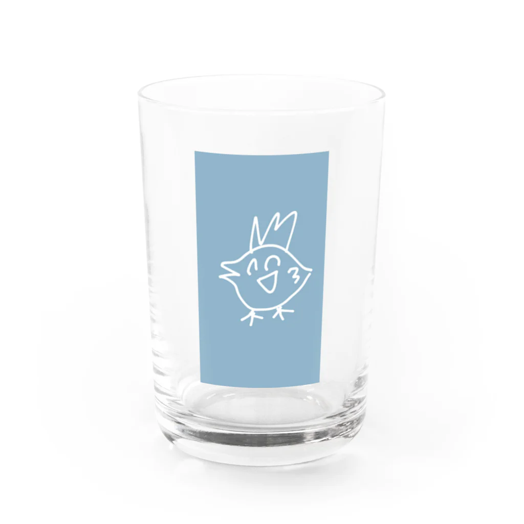 めちゃくちゃゆるくてきもいの口が2個あるなんて分かってんだよチッチくん Water Glass :front