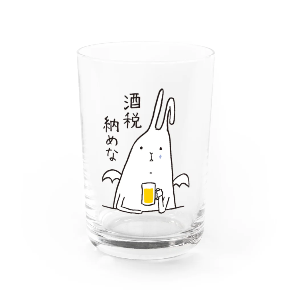 あのドキショップの悪魔うさぎ マウさん Water Glass :front