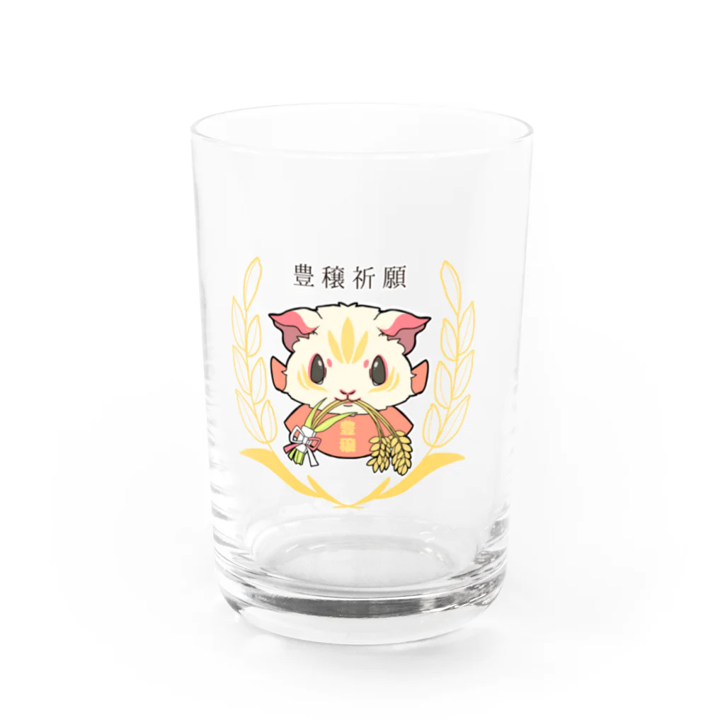 Eづかの豊穣祈願モル Water Glass :front