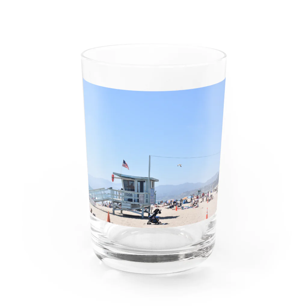 チルTショップのSanta Monica Beach Water Glass :front