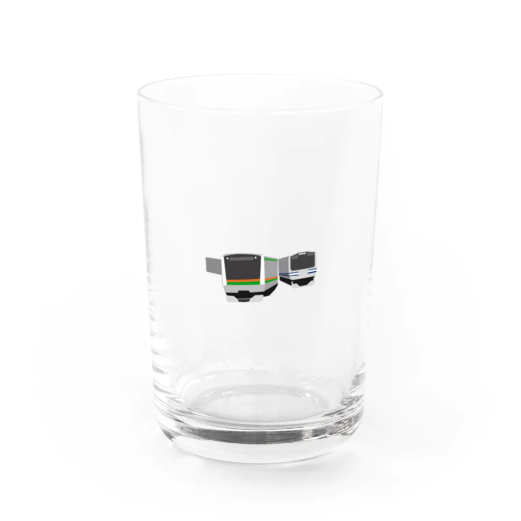 mitorailの東海道線と横須賀線 Water Glass :front