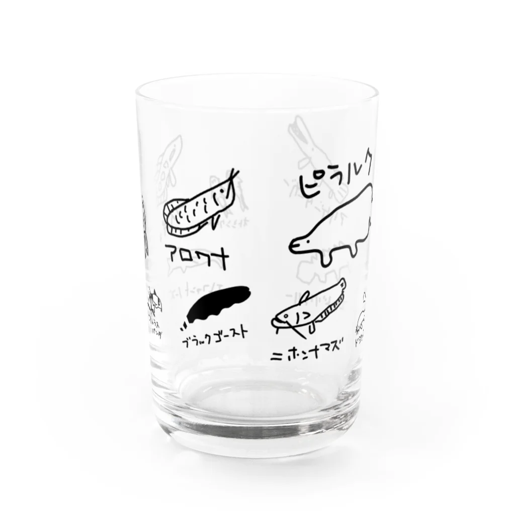 いきものや　のの（別館）の淡水魚たち　にい Water Glass :front