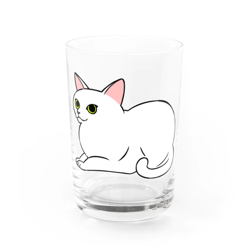 ねこの巣の猫 Water Glass :front