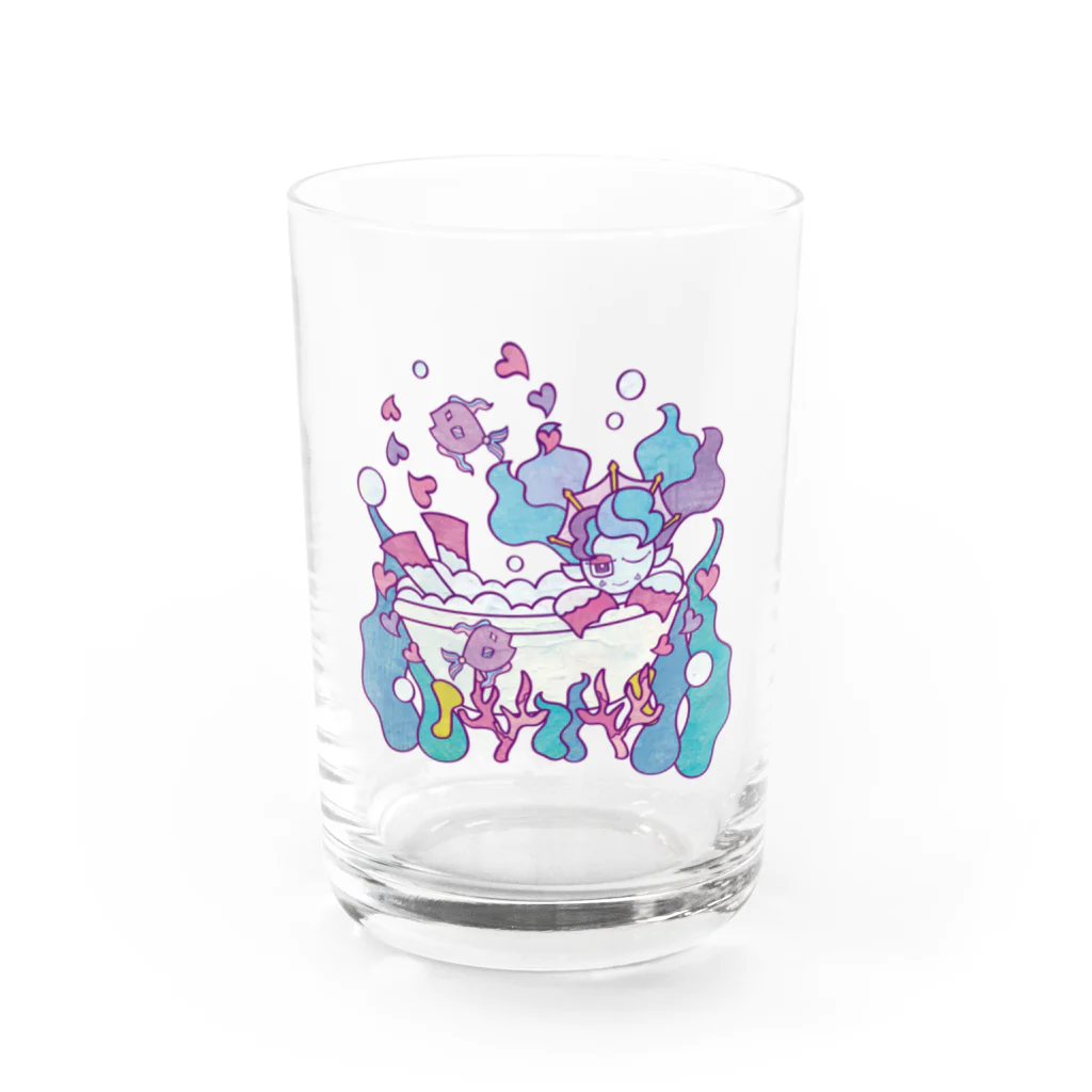 晴闇堂の涙鱗バスルーム Water Glass :front