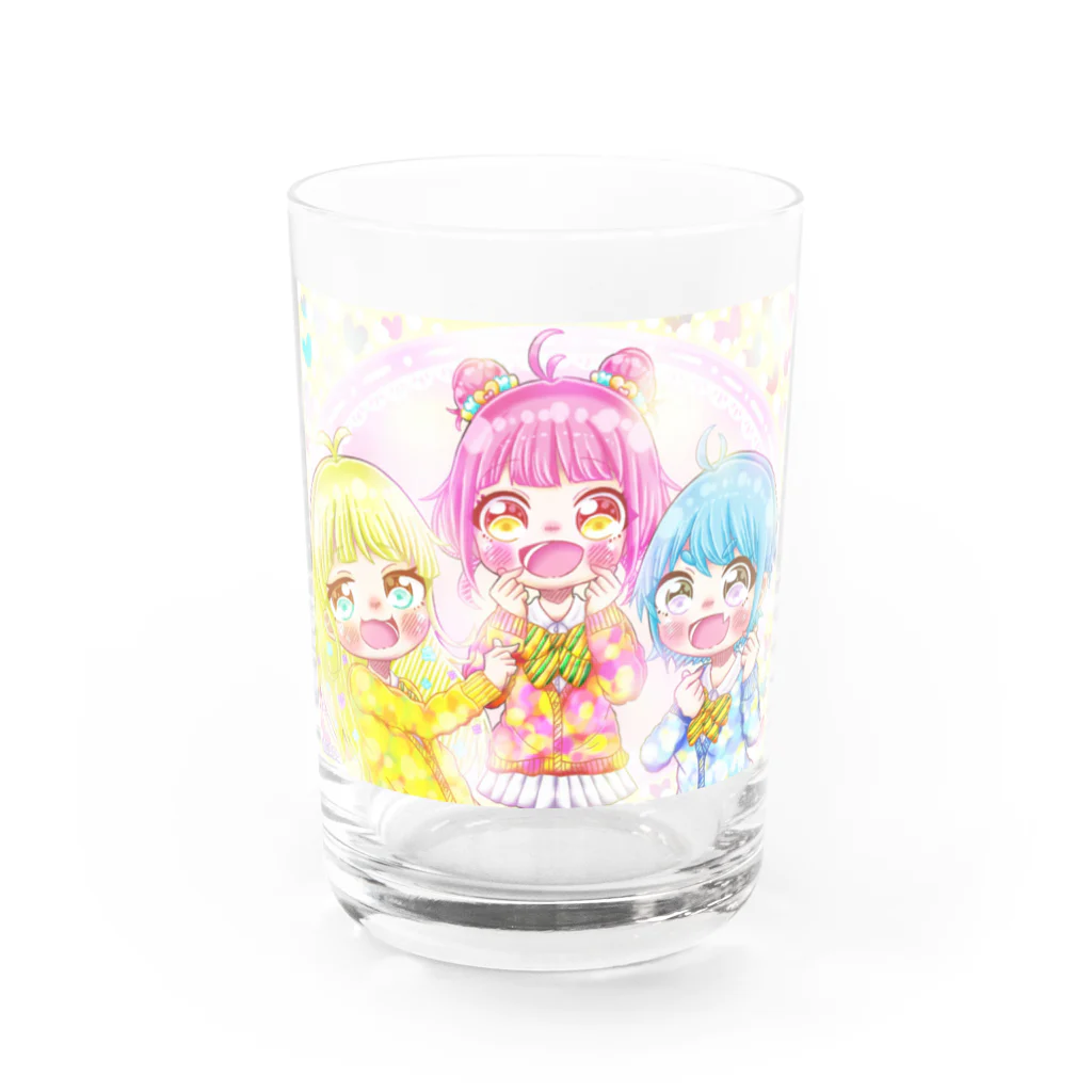 ぽたまろのキュンです♡ Water Glass :front