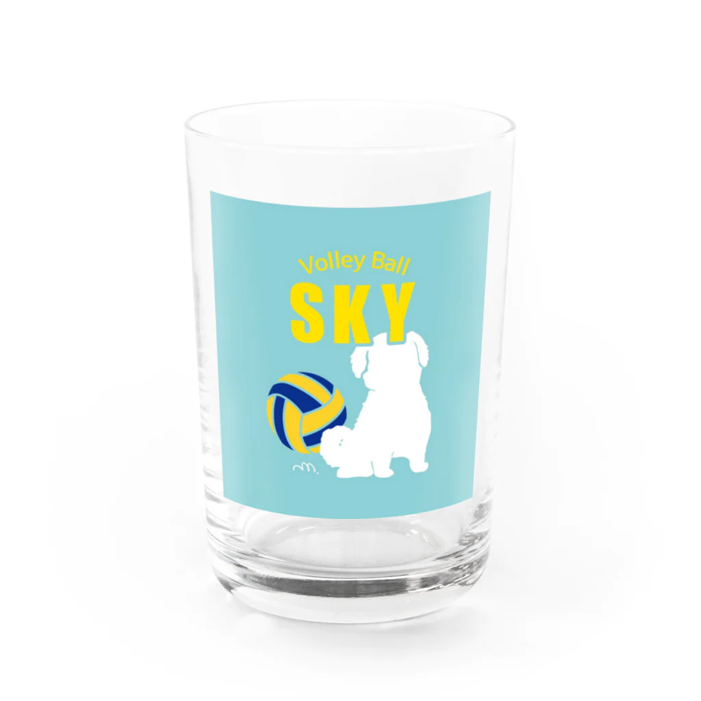 すかい SHOPのわん(犬) for  all  Water Glass :front