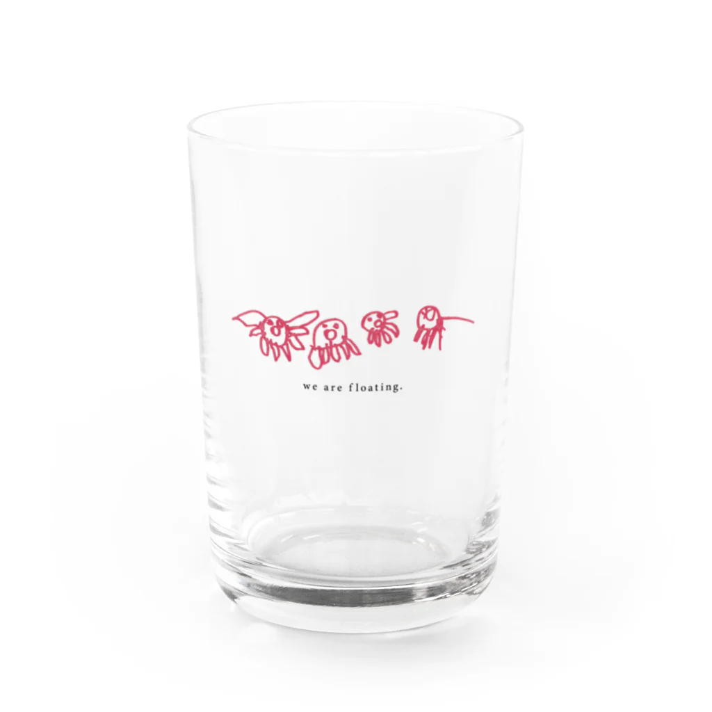 SOU&marketのwe are floating Water Glass :front