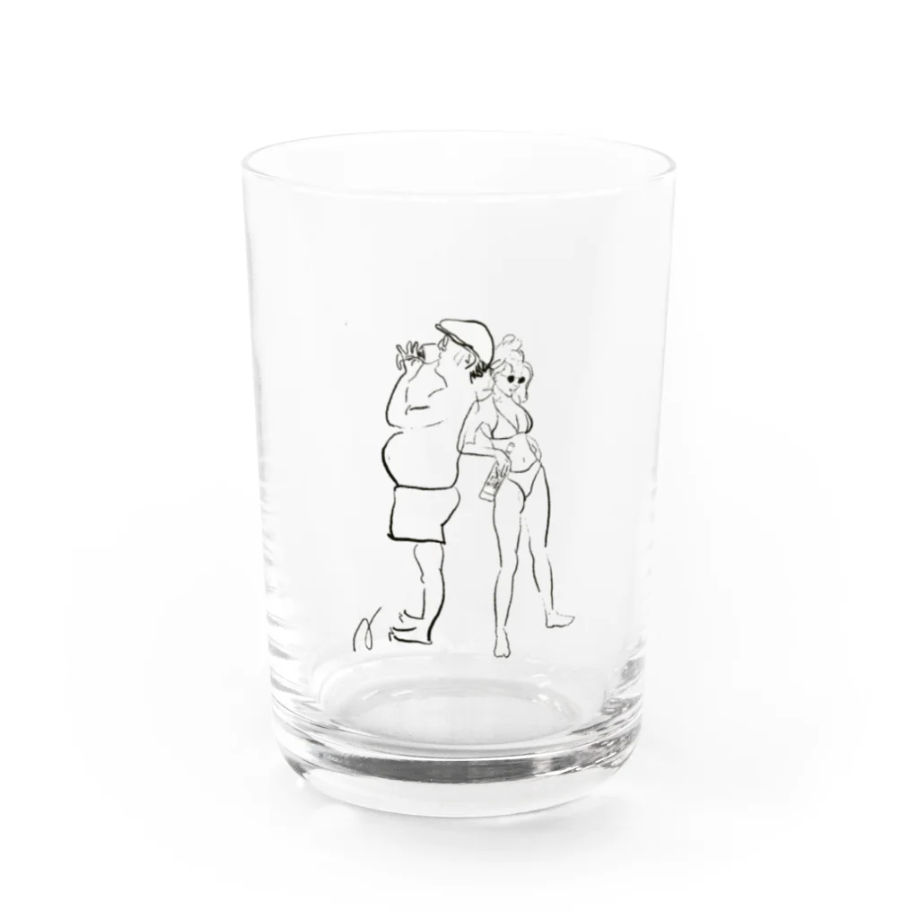 シチリアおじさんのシチリアおじさん Water Glass :front