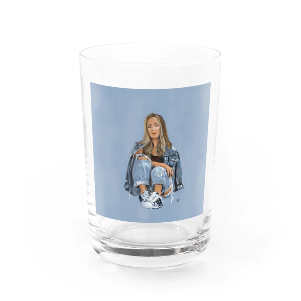 koto___artのL.A girl Water Glass :front