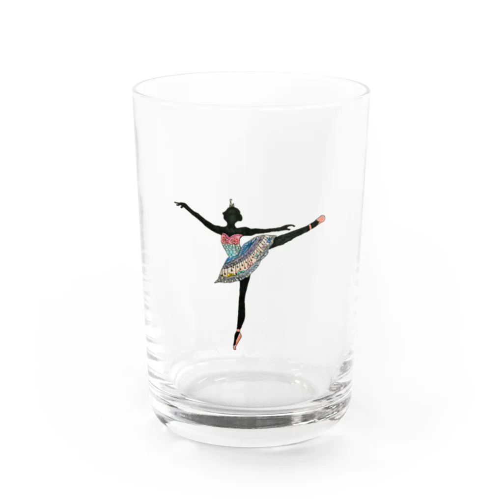 L.D.Mandalaのバレリーナ⭐︎マンダラ Water Glass :front