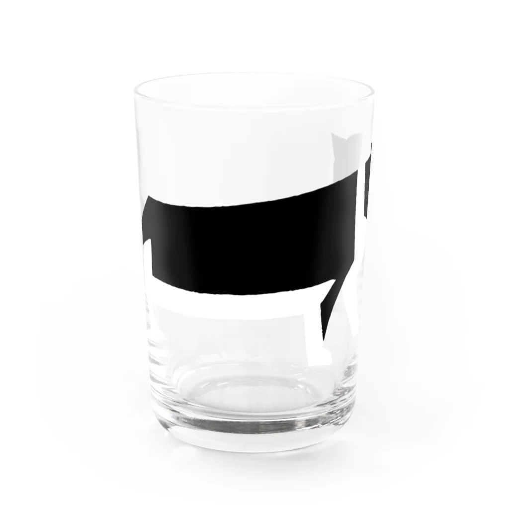 スタジオ・ノイズのネコのゴルゴ Water Glass :front