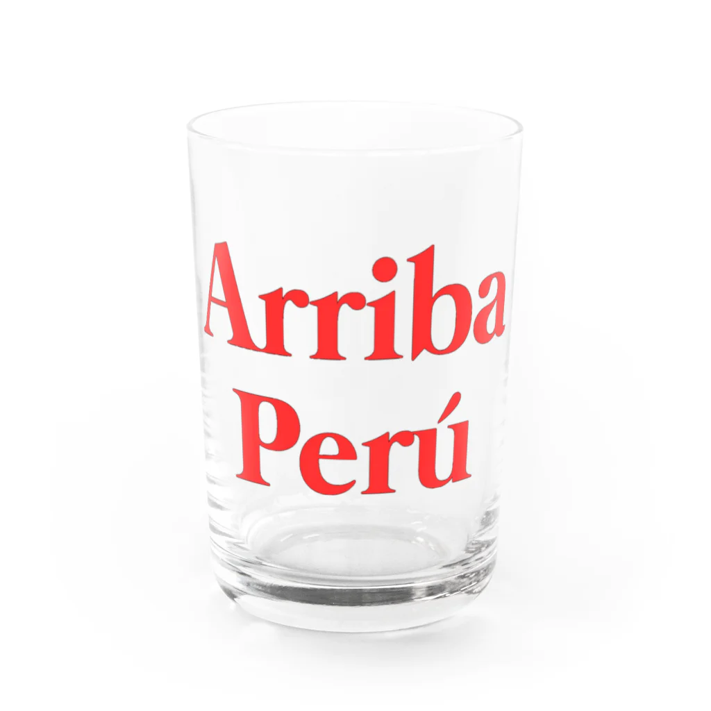 A.PのARRIBA PERU グラス前面