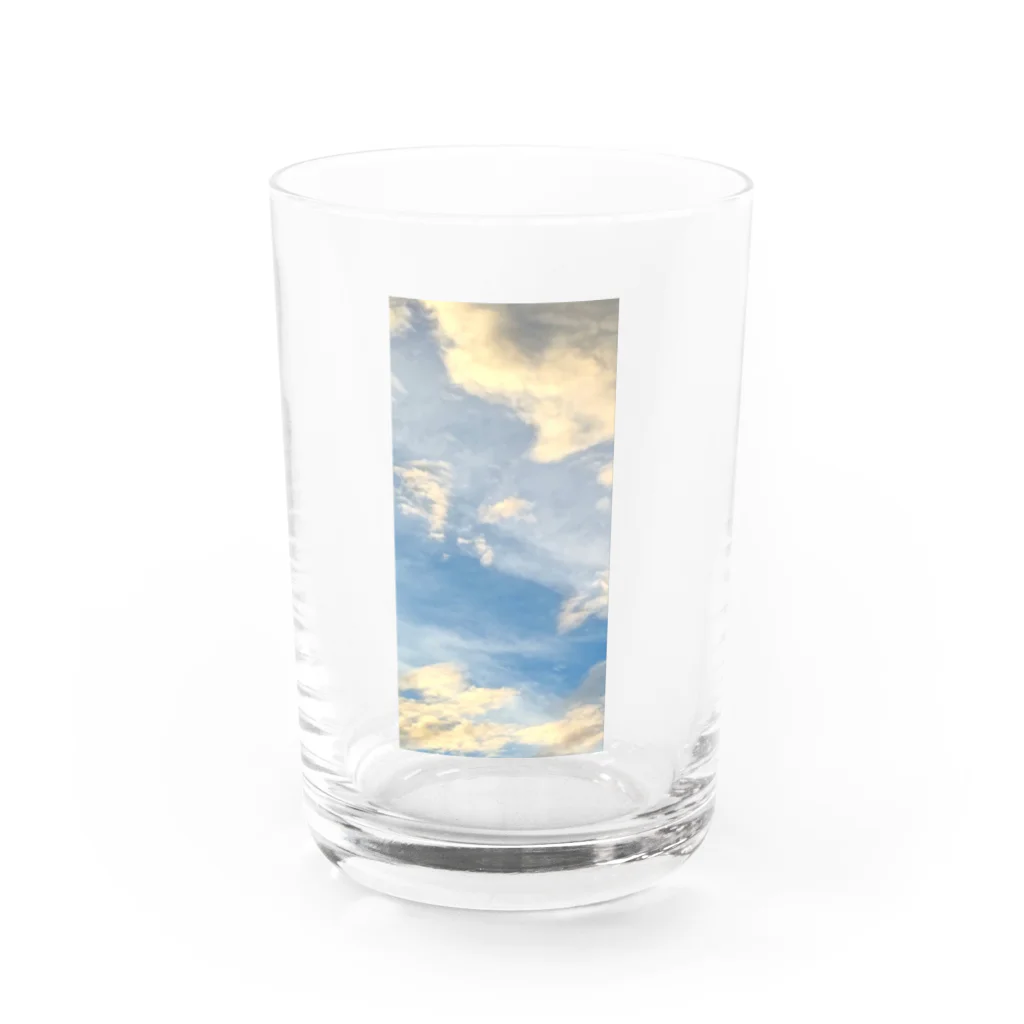 シンプル屋さんの絵画のような Water Glass :front