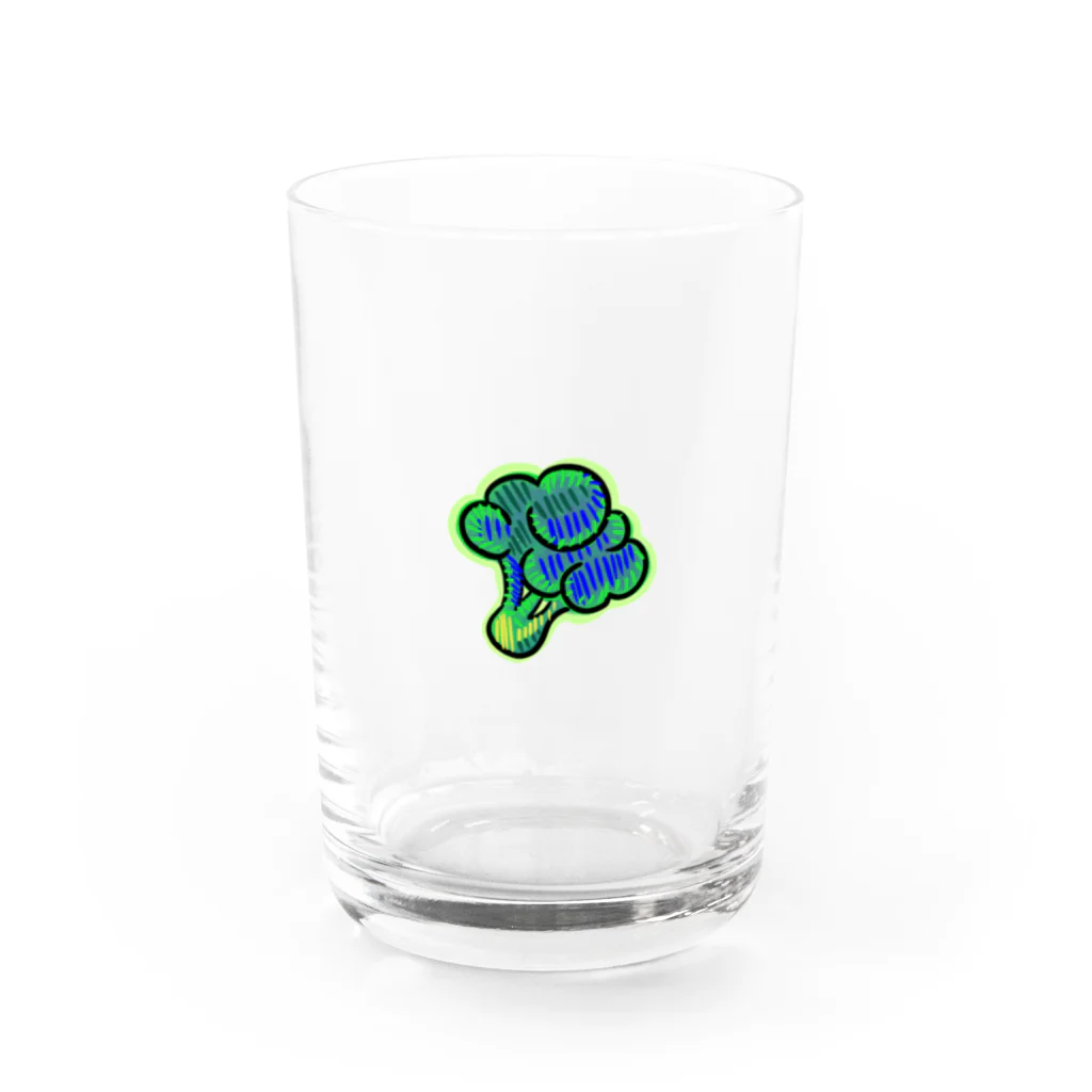 or orのブロッコリー Water Glass :front