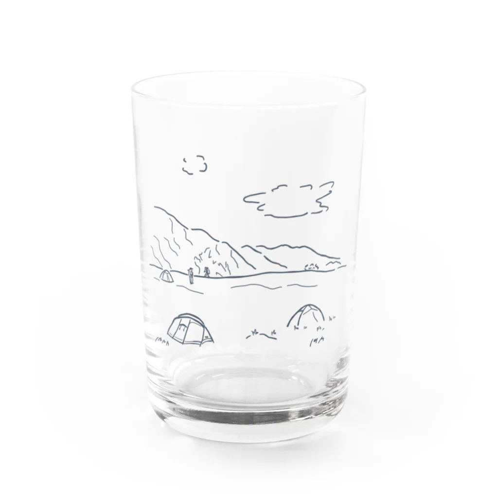 CHIGUの山とキャンプ Water Glass :front