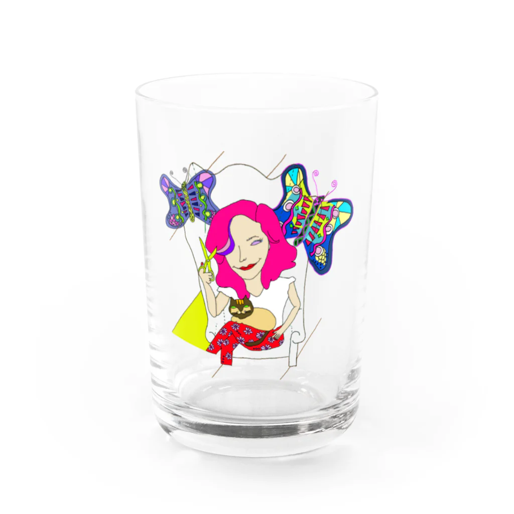 エクマリみつ子の美容師です｡ Water Glass :front