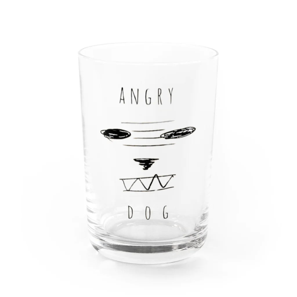 ANGRY DOGのANGRY DOG Water Glass :front