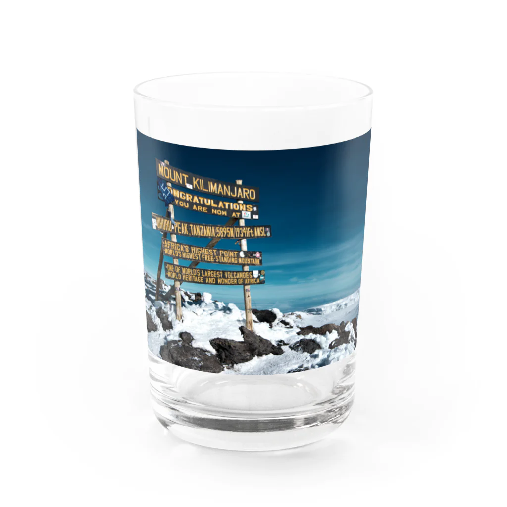 そろ日和別館（世界の風景グッズ）のキリマンジャロ山頂 グラス前面