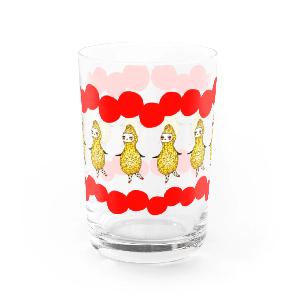 vt_tomomariの落花生xドットチェーン Water Glass :front