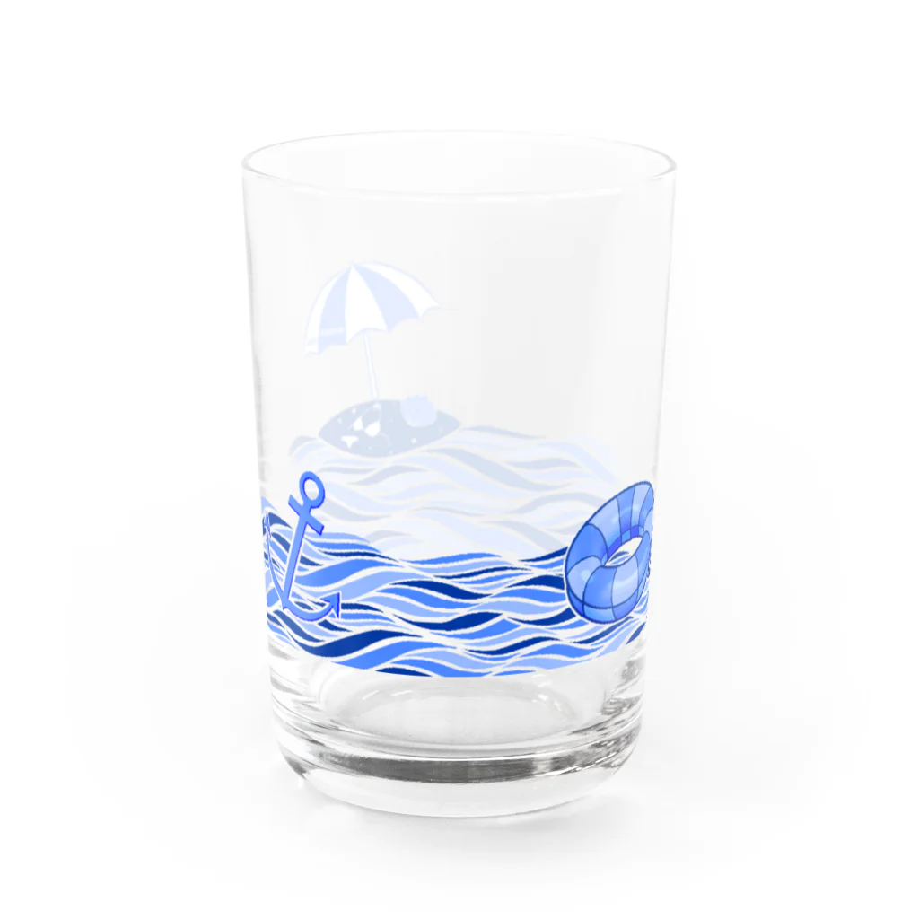 Sugar Oilのwave Water Glass :front