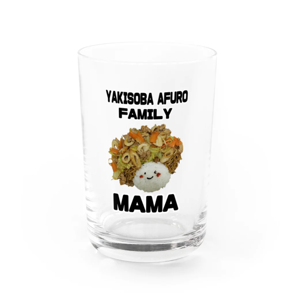 MSMMERのヤキソバアフロMAMA Water Glass :front