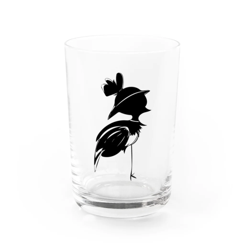 BUBU BEBEのHula Flamingo glass グラス前面