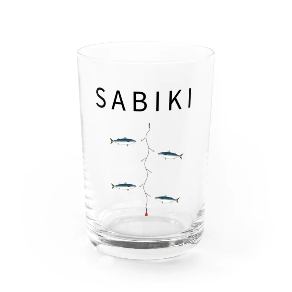 釣果係イラストshopのSABIKI-サビキ釣り グラス前面