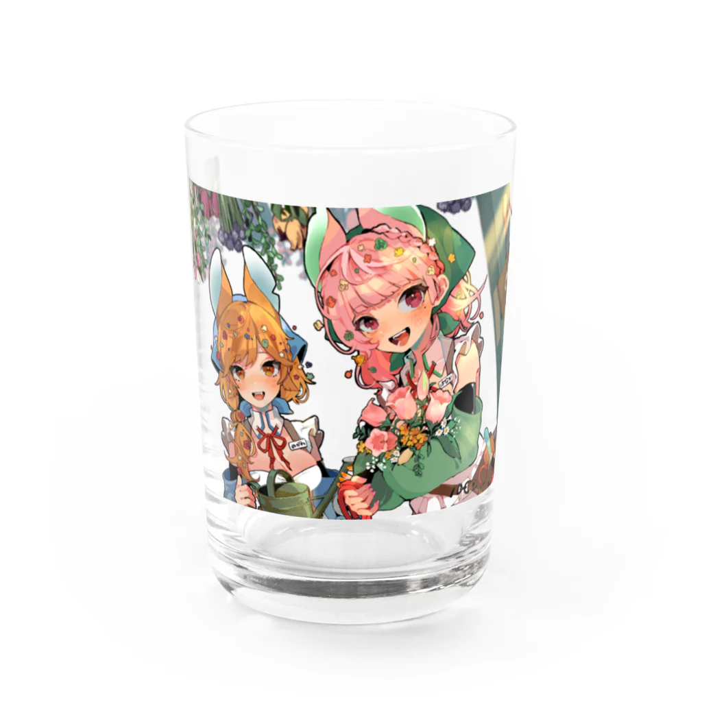 INO'sのいらっしゃいませ❤グラス Water Glass :front