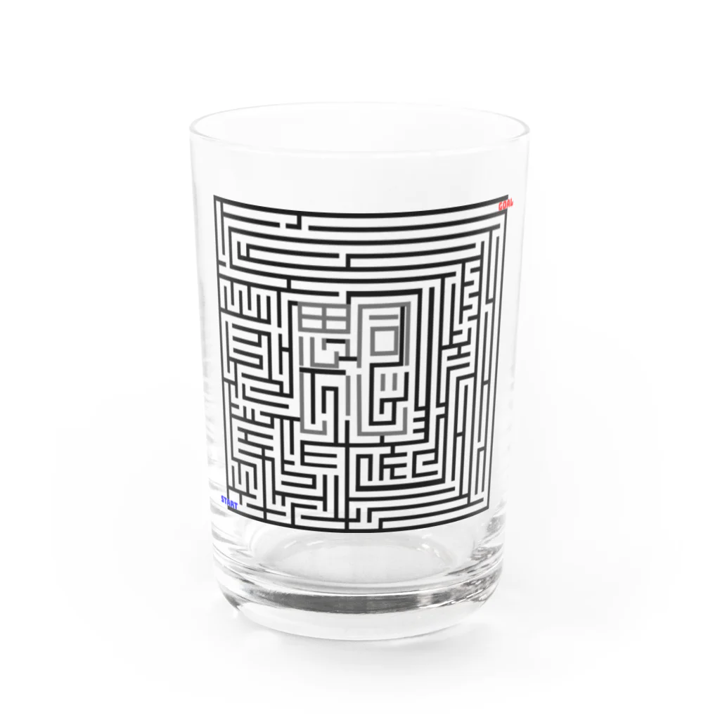 いせだまや（CreatiVe & DeSign）のMaze（メッセージ） Water Glass :front