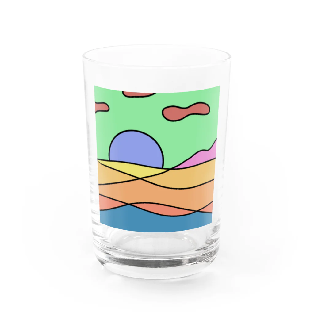 AKANEartの背景 Water Glass :front