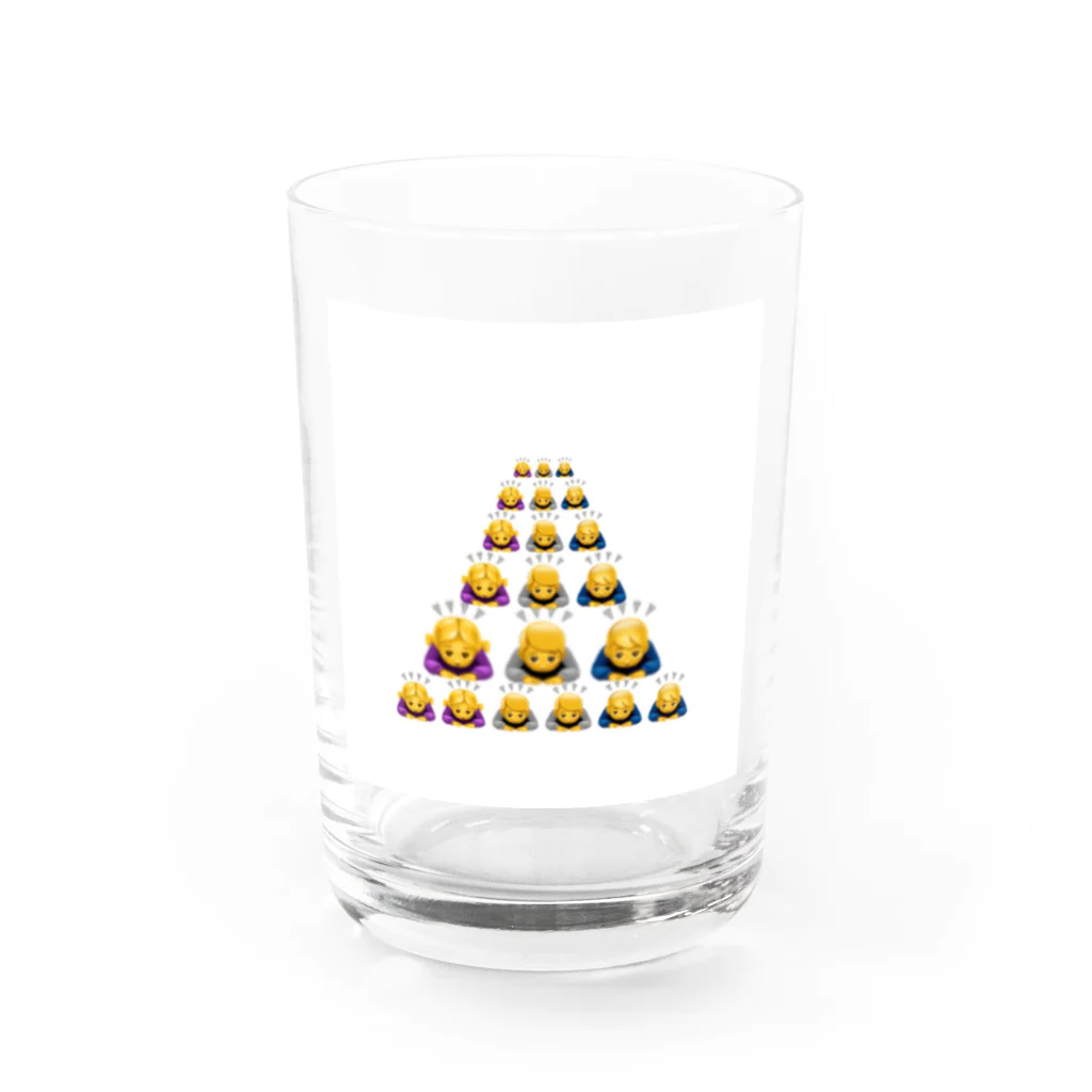 あーくのDOGEZA Water Glass :front