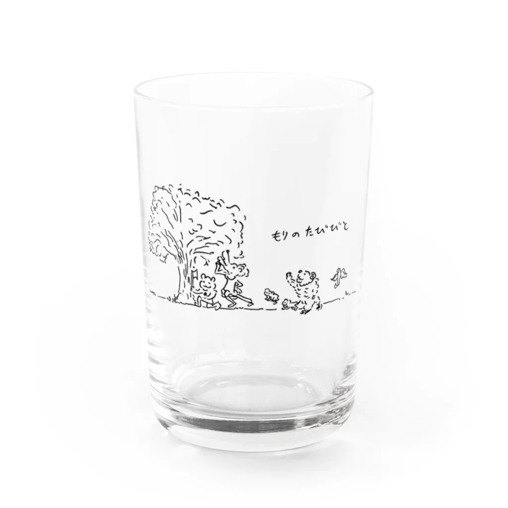 3helbのもりのたびびと Water Glass :front