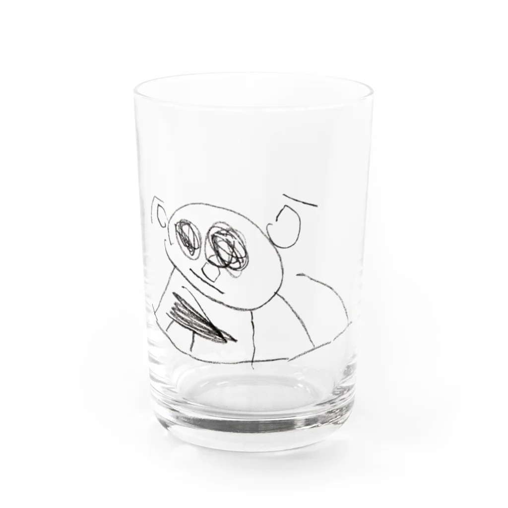 がはくペキトのヒツジさん Water Glass :front