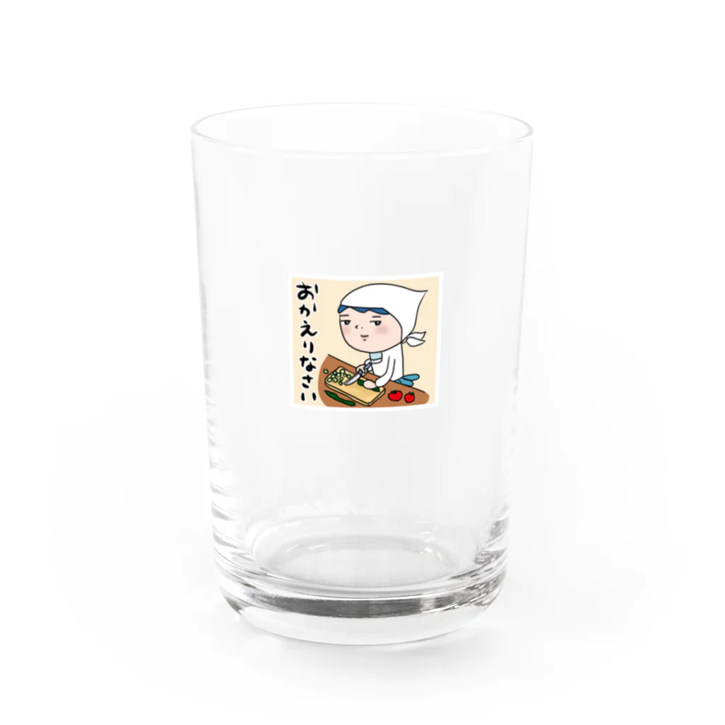 いしだよりこ商店のおかえりなさい Water Glass :front