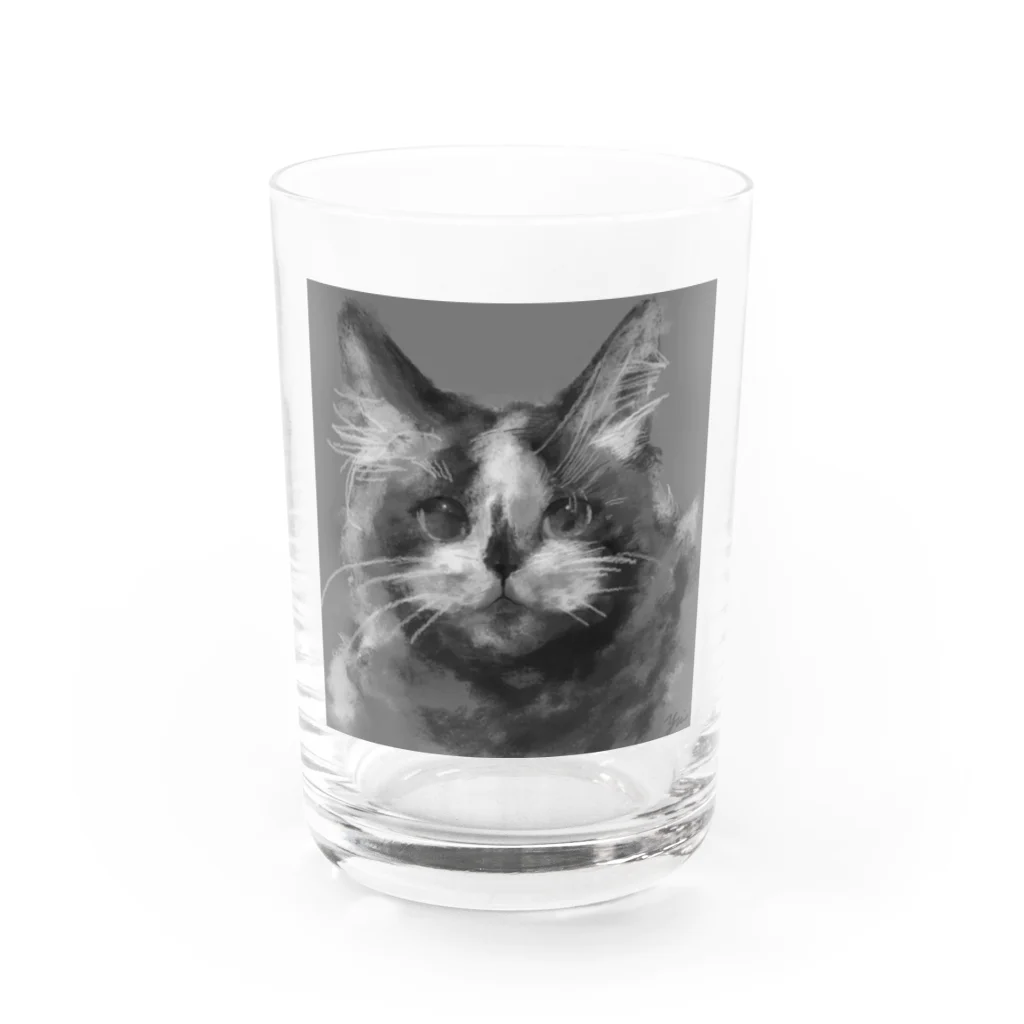 アモラボのラグドールのグラフィック Water Glass :front